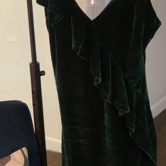Dark green mini dress - Picture 3 of 3